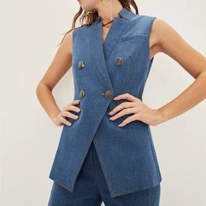 Veronica Beard Amika Denim Vest